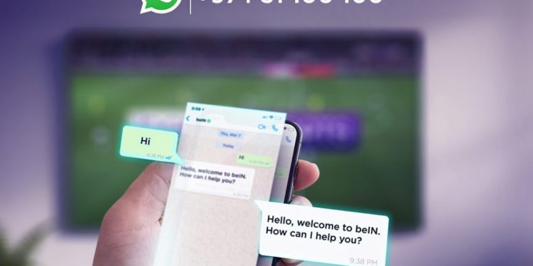 beIN تطلق خدمة عملاء جديدة على تطبيق WhatsApp للأعمال