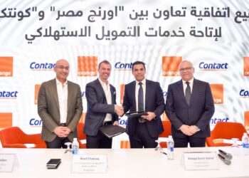 أورنچ مصر توقع اتفاقية تعاون مع كونتكت لإتاحة خدمات التمويل الاستهلاكي لعملاءها