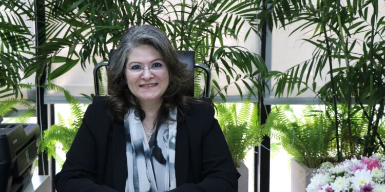 ريهام فاروق الرئيس التنفيذي لمؤسسة التضامن للتمويل الأصغر،