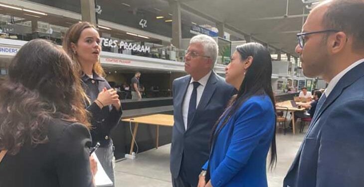 وزير التعليم العالي يزور أكبر مركز عالمي للشركات الناشئة