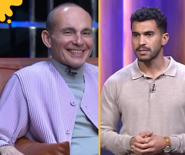 رجل الأعمال محمد فاروق ومحمد أيمن رئيس شركة "Srv" ببرنامج شارك تانك