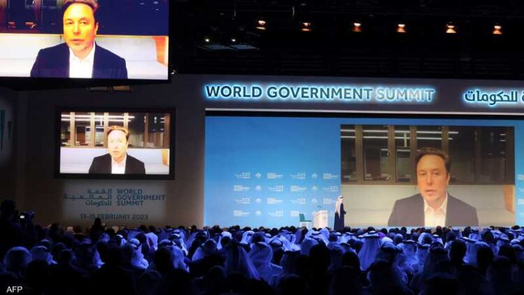 خلال مشاركة إيلون ماسك بالقمة العالمية للحكومات