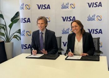 تعاون الأهلي الكويتي وشركة فيزا