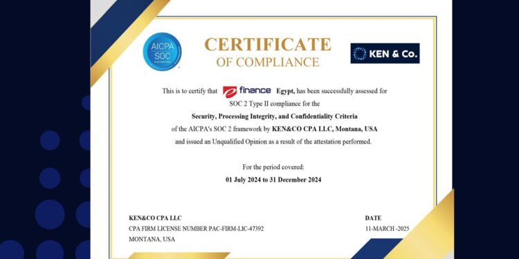 تدقيق SOC2 Type2 لخدمات الدفع و التحصيل الالكترونى