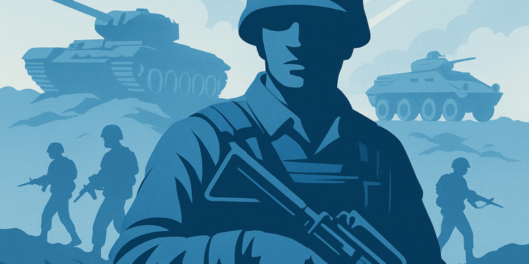 صورة معالجة بالذكاء الاصطناعي- الحروب السيبرانية