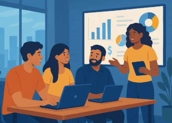 صورة معالجة بالذكاء الاصطناعي عن الشركات الناشئة