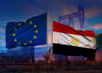 علم كل من مصر والاتحاد الأوروبي