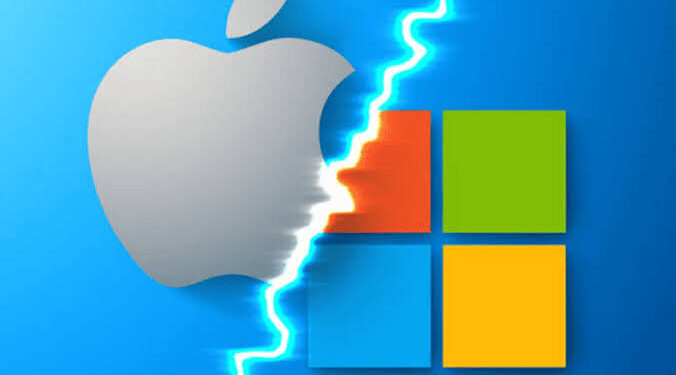 سباق أبل ومايكروسوفت