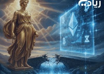 صورة تعبيرية عن الصراع ما بين الذهب والعملات المشفرة