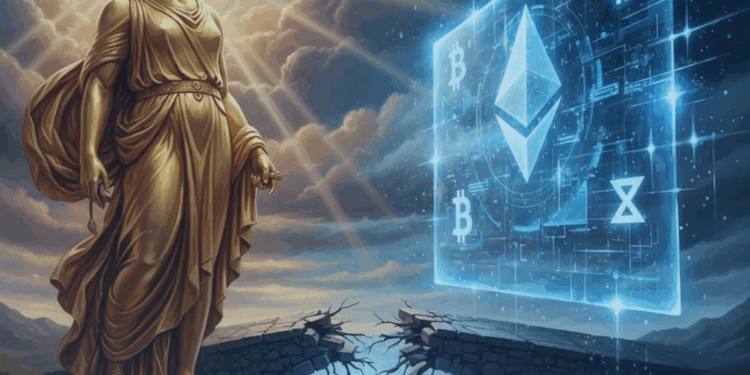 صورة تعبيرية عن الصراع ما بين الذهب والعملات المشفرة