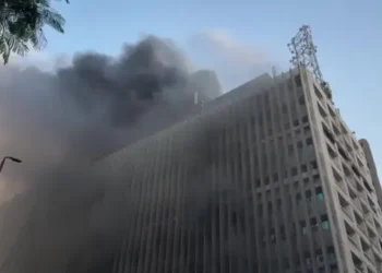 حريق سنترال رمسيس