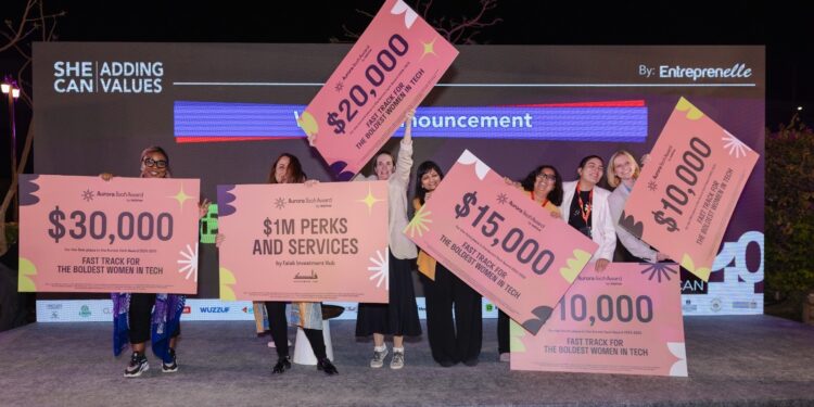إندرايف تكشف عن أفضل 100 رائدة أعمال لجائزة Aurora Tech لعام 2026 ومصر ضمن القائمة