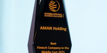 أمان القابضة تحصد جائزة التميز في التكنولوجيا المالية من مجلة International Business Magazine