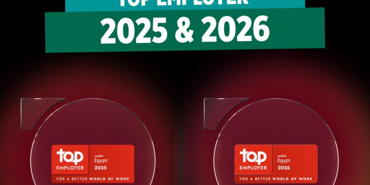 كريدي أجريكول مصر يحصل على شهادة “أفضل جهة عمل” لعامي 2025 و2026