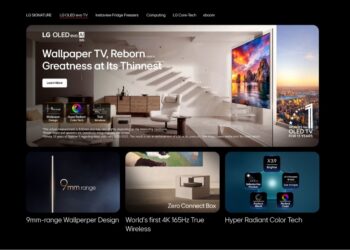 إل جي تطلق تلفزيونات OLED W6 في مصر بتصميم فائق النحافة وتقنيات ذكاء اصطناعي متقدمة