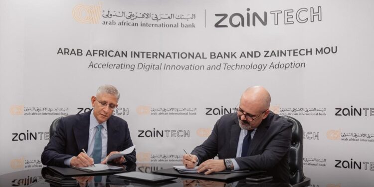 البنك العربي الأفريقي الدولي و«زين تك» يوقعان شراكة استراتيجية لدعم التحول الرقمي للشركات المصرية