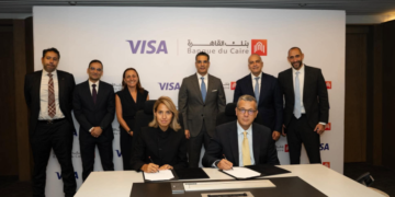 شراكة استراتيجية بين بنك القاهرة و”فيزا” لتطوير جيل جديد من المدفوعات الرقمية
